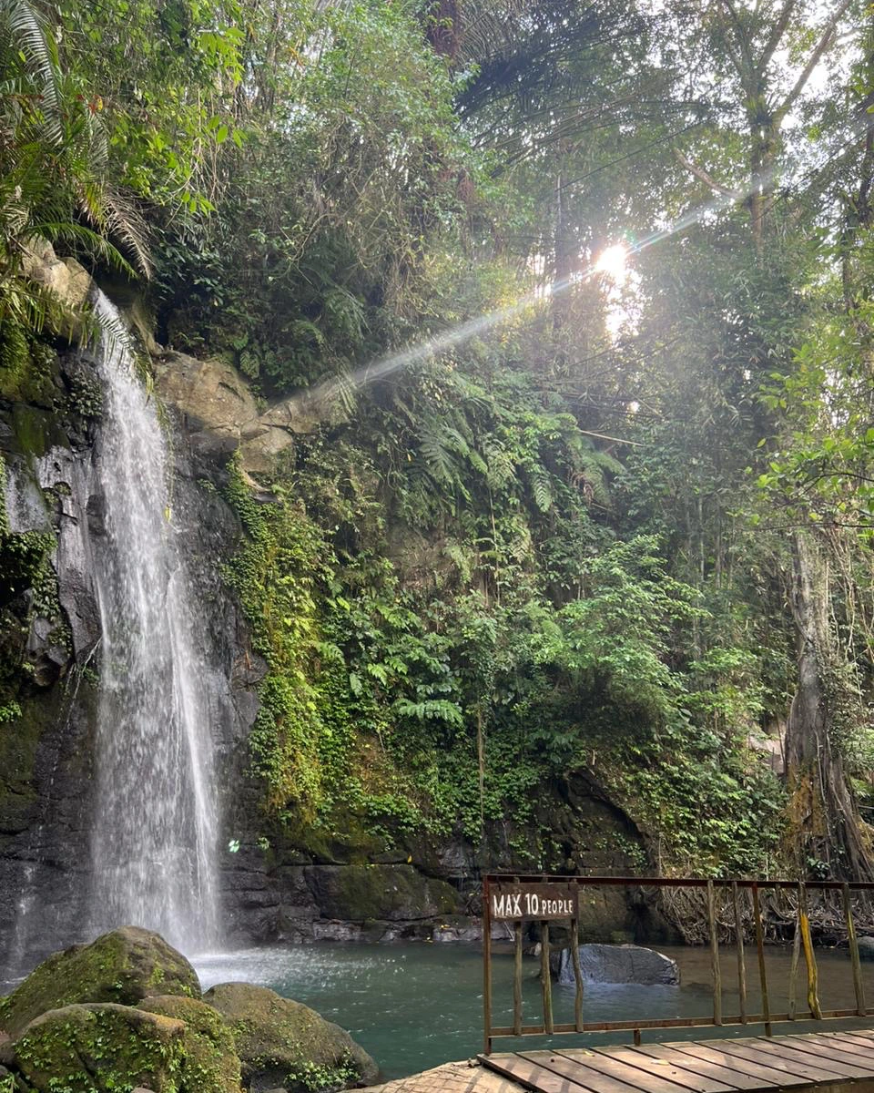 Ulu Petanu Waterfall in Ubud